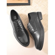 TSF Men's  leather Shoes ( CREVO-01-BLK )